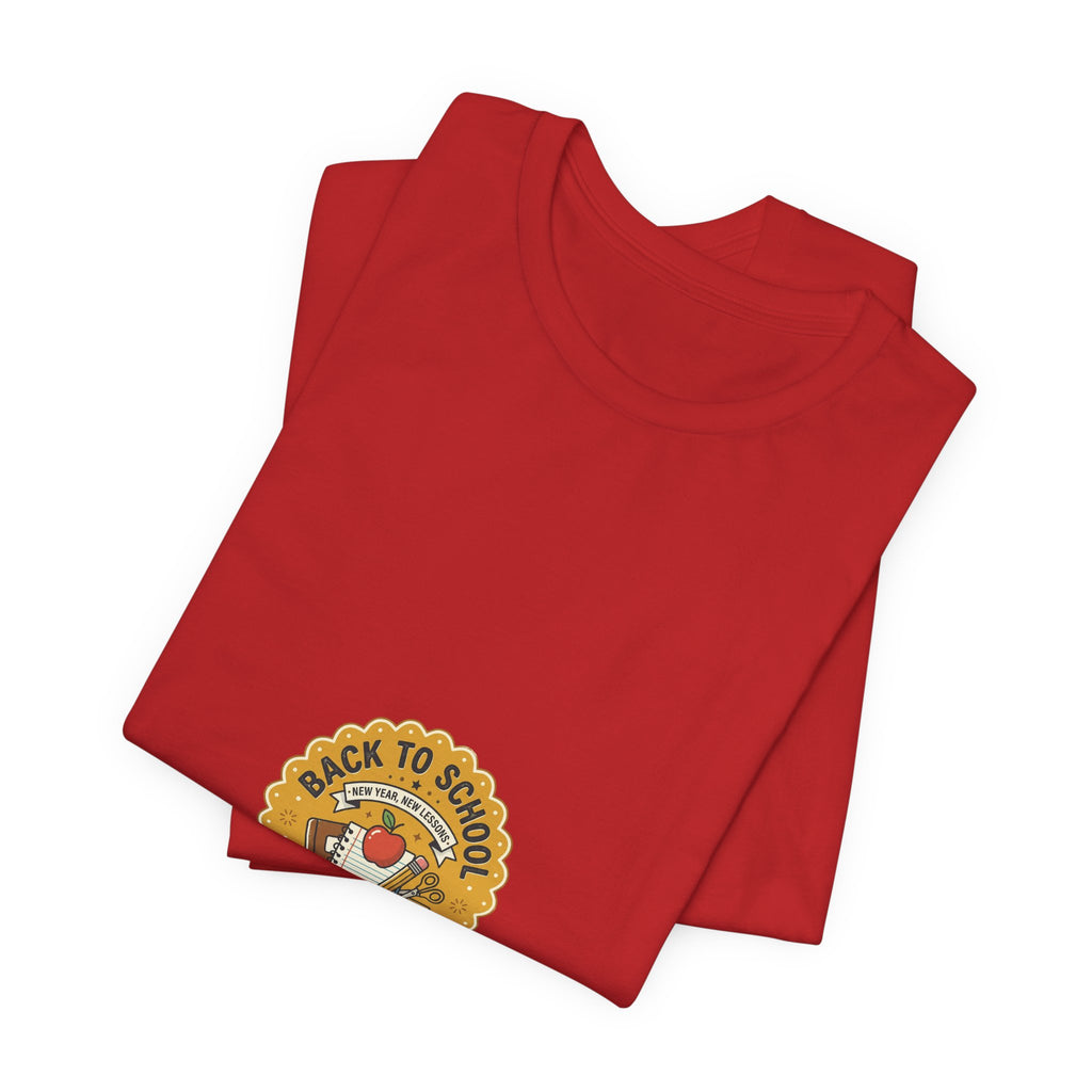 Back to School T-Shirt – Cute Retro Apple & Books Design
