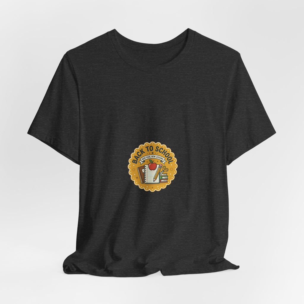 Back to School T-Shirt – Cute Retro Apple & Books Design