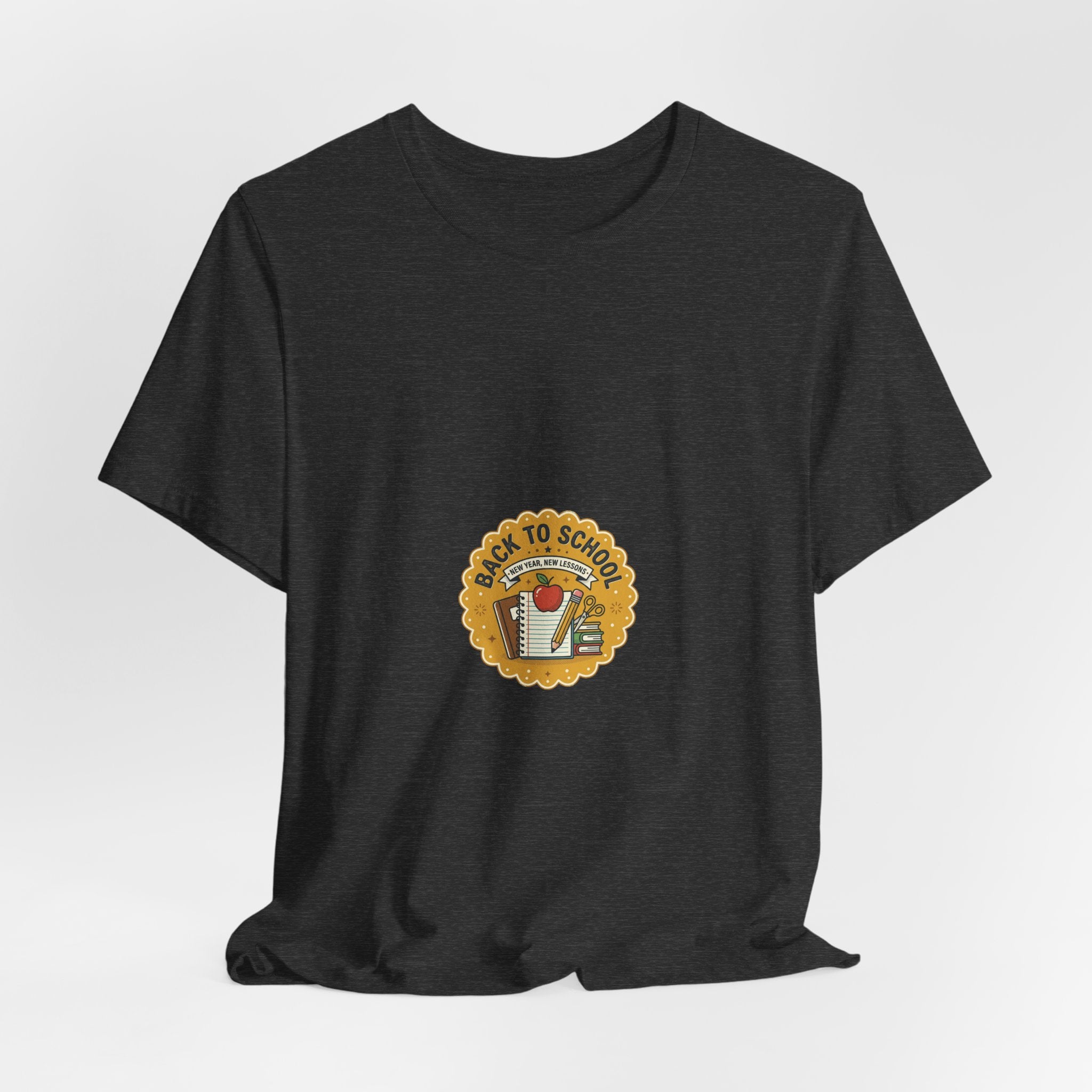 Back to School T-Shirt – Cute Retro Apple & Books Design