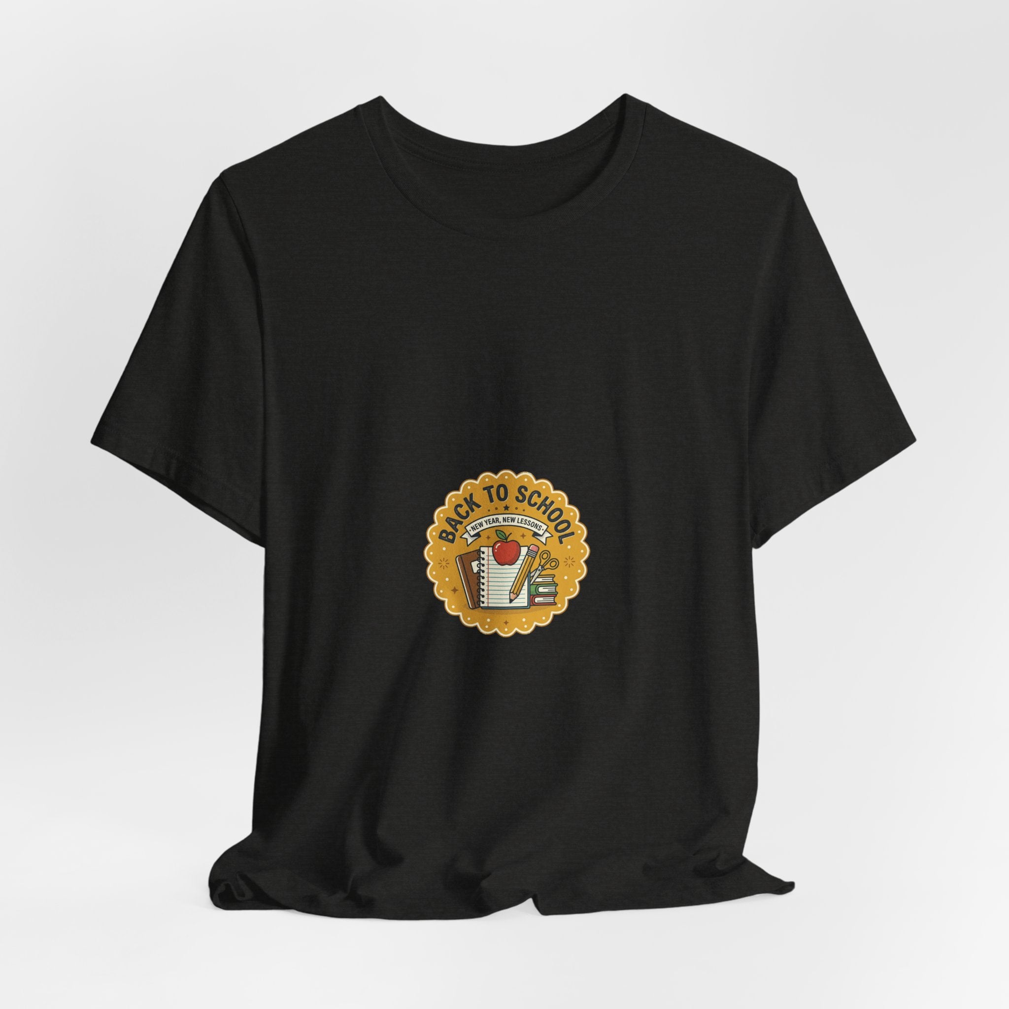 Back to School T-Shirt – Cute Retro Apple & Books Design