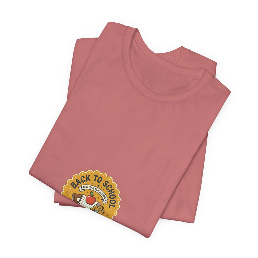 Back to School T-Shirt – Cute Retro Apple & Books Design