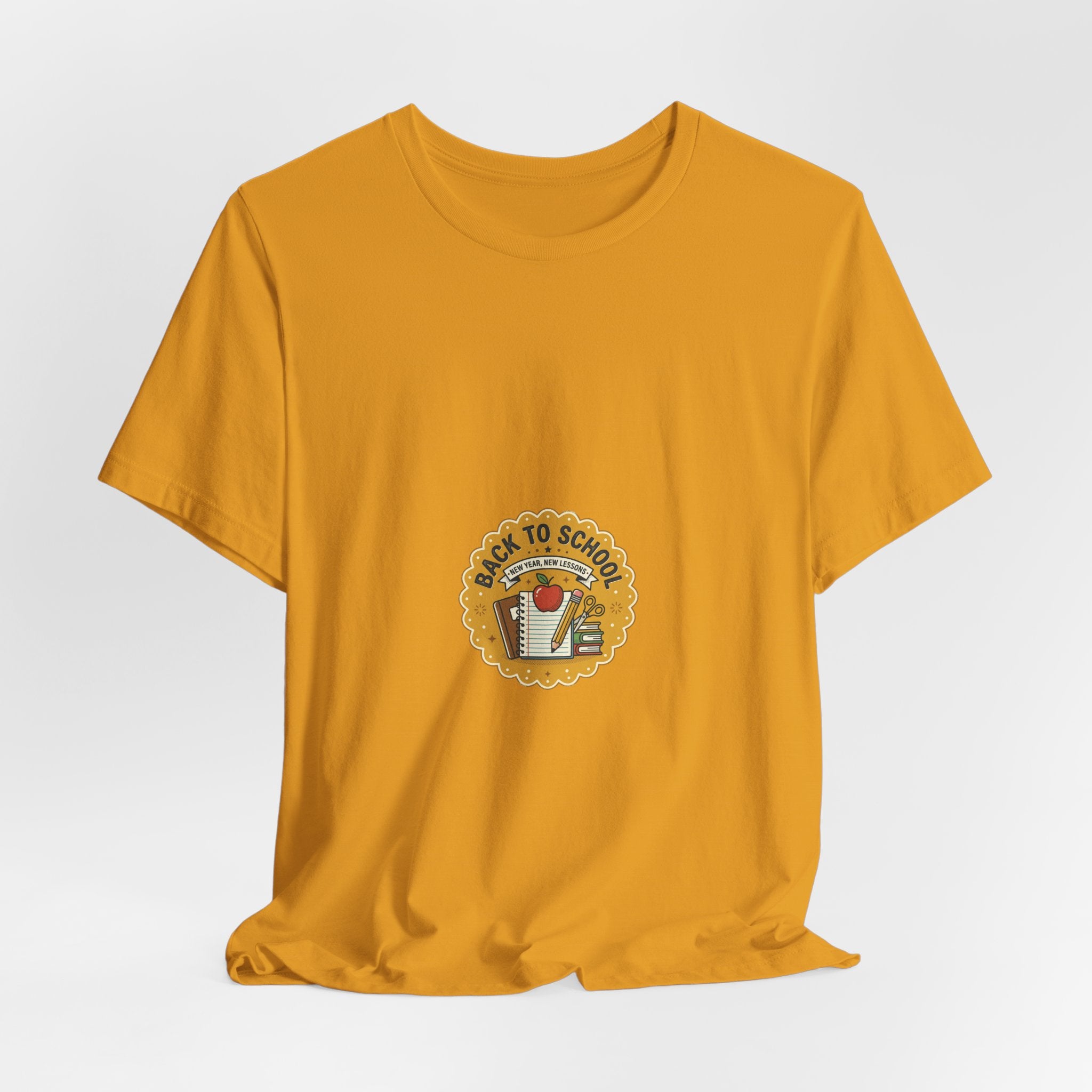 Back to School T-Shirt – Cute Retro Apple & Books Design
