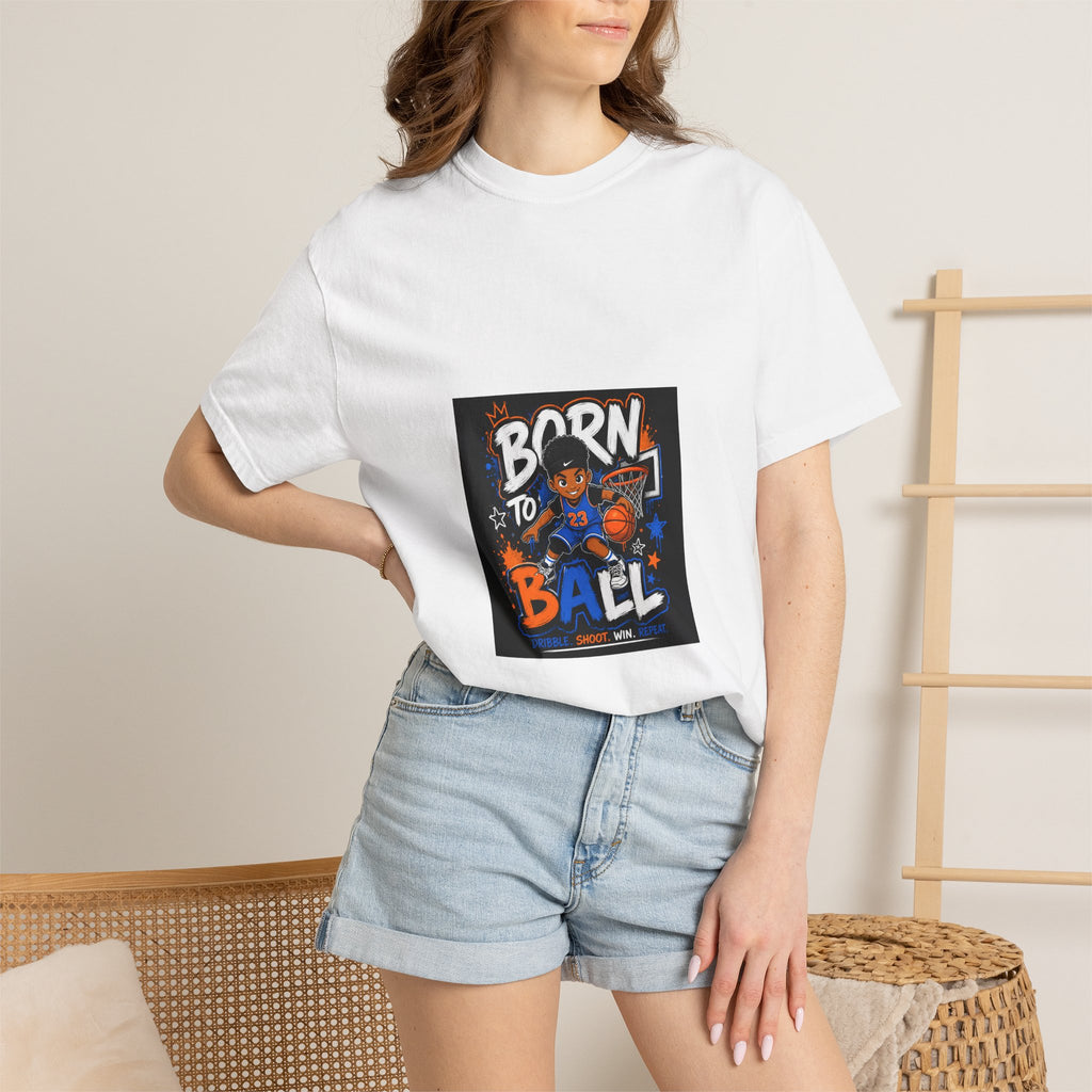 Born to Ball Basketball Graphic T-Shirt