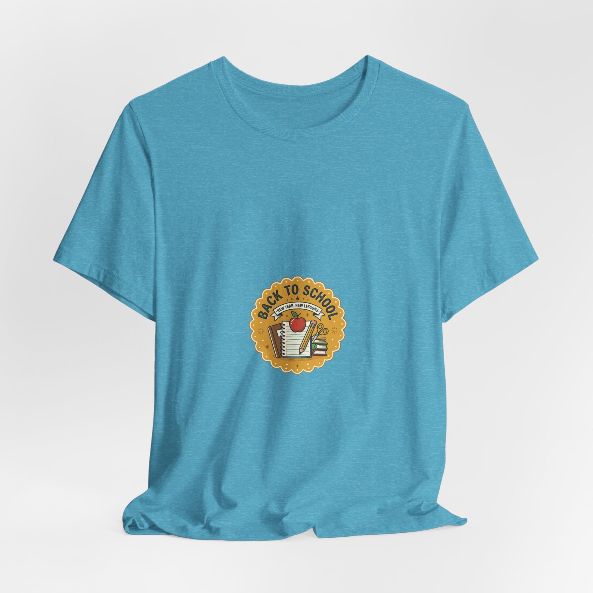 Back to School T-Shirt – Cute Retro Apple & Books Design