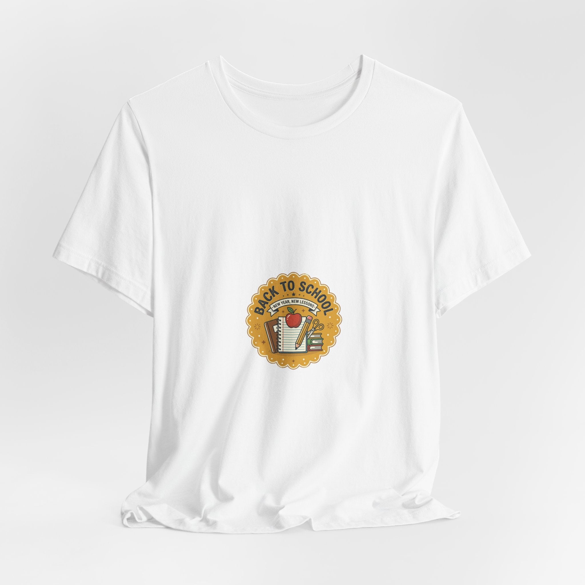 Back to School T-Shirt – Cute Retro Apple & Books Design – Debs