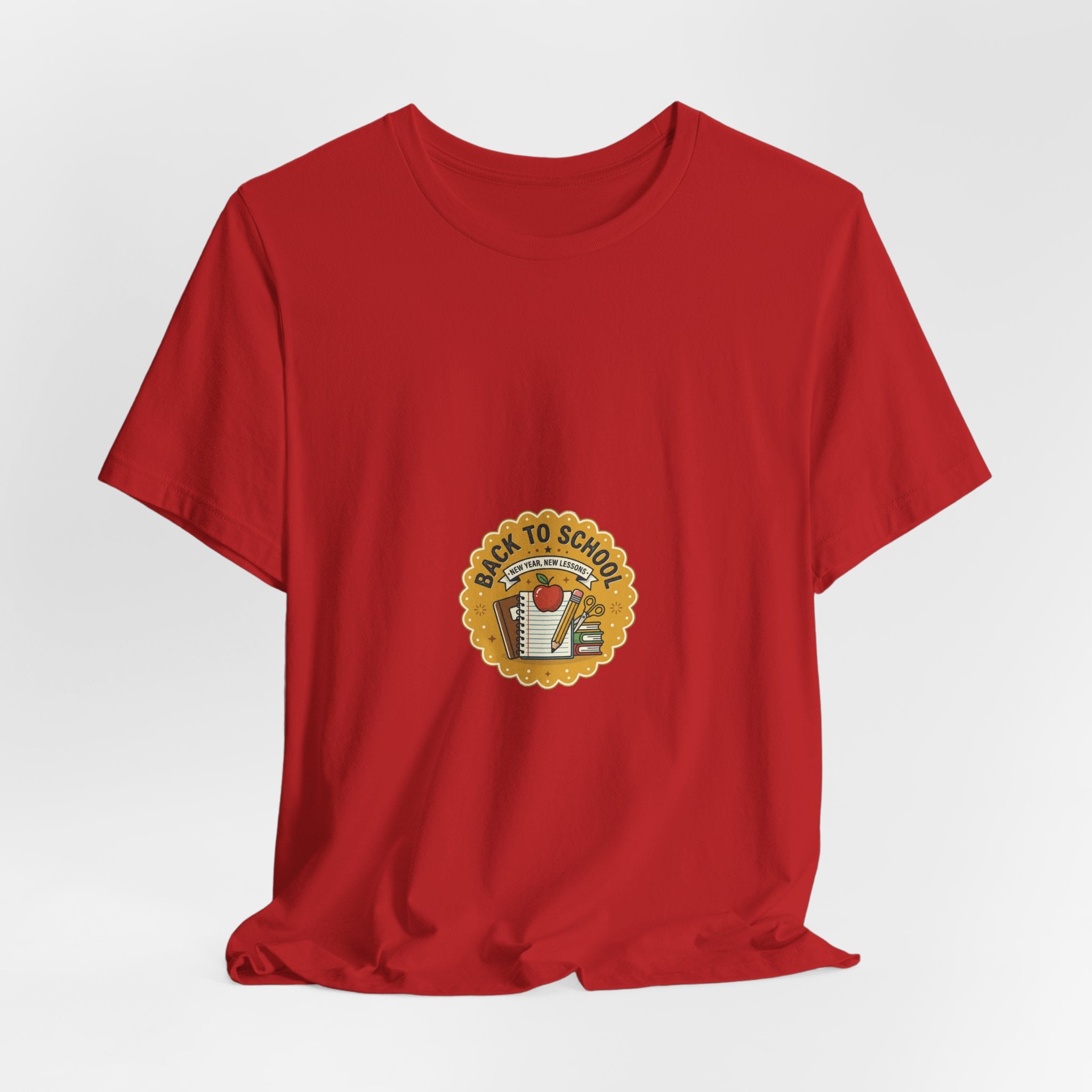 Back to School T-Shirt – Cute Retro Apple & Books Design