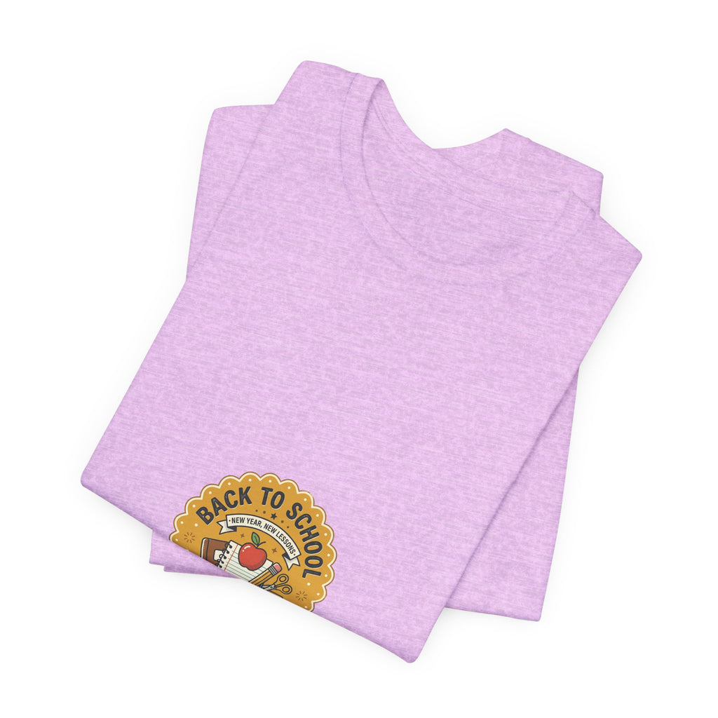Back to School T-Shirt – Cute Retro Apple & Books Design