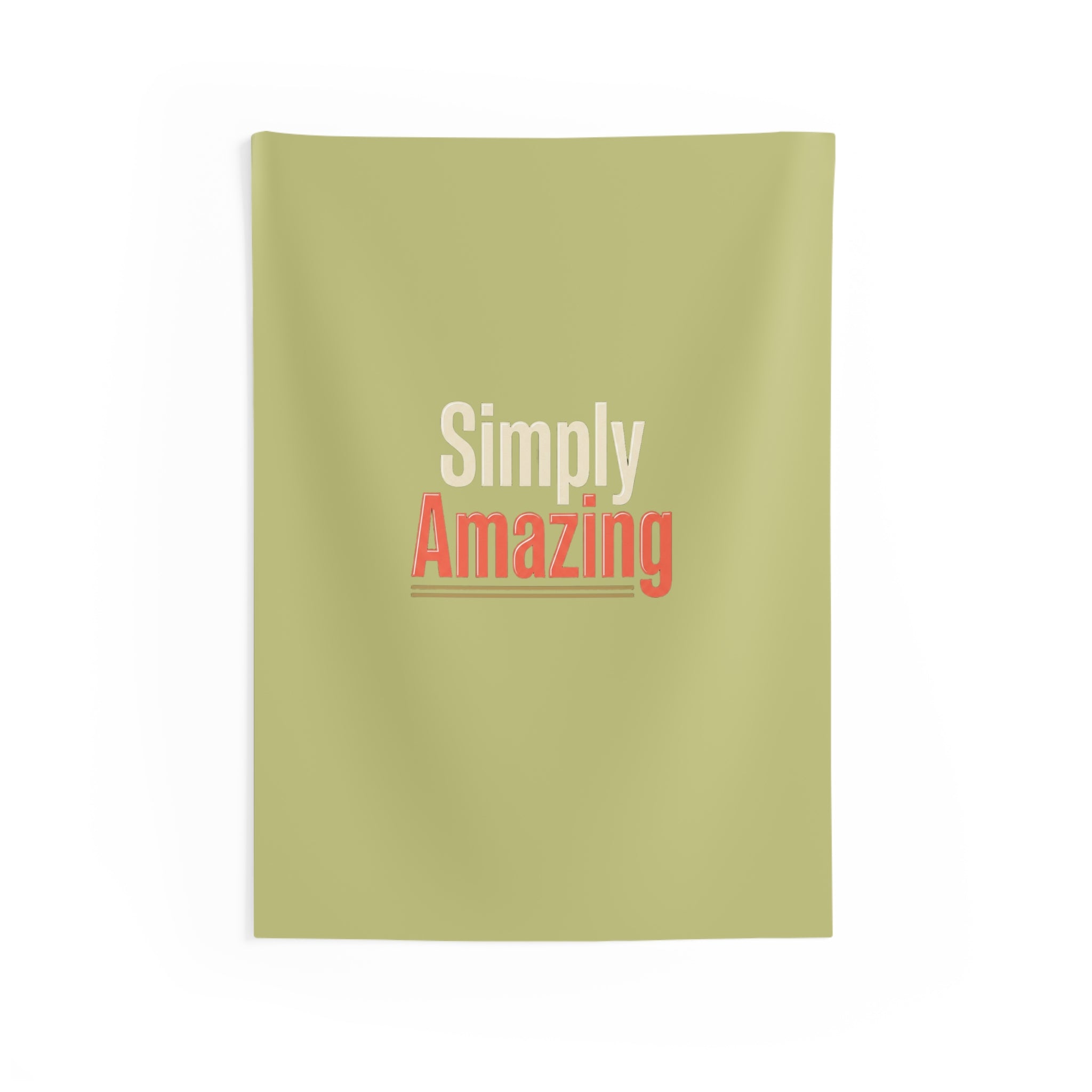 Simply Amazing Wall Tapestry — Minimalist Motivational Home Decor