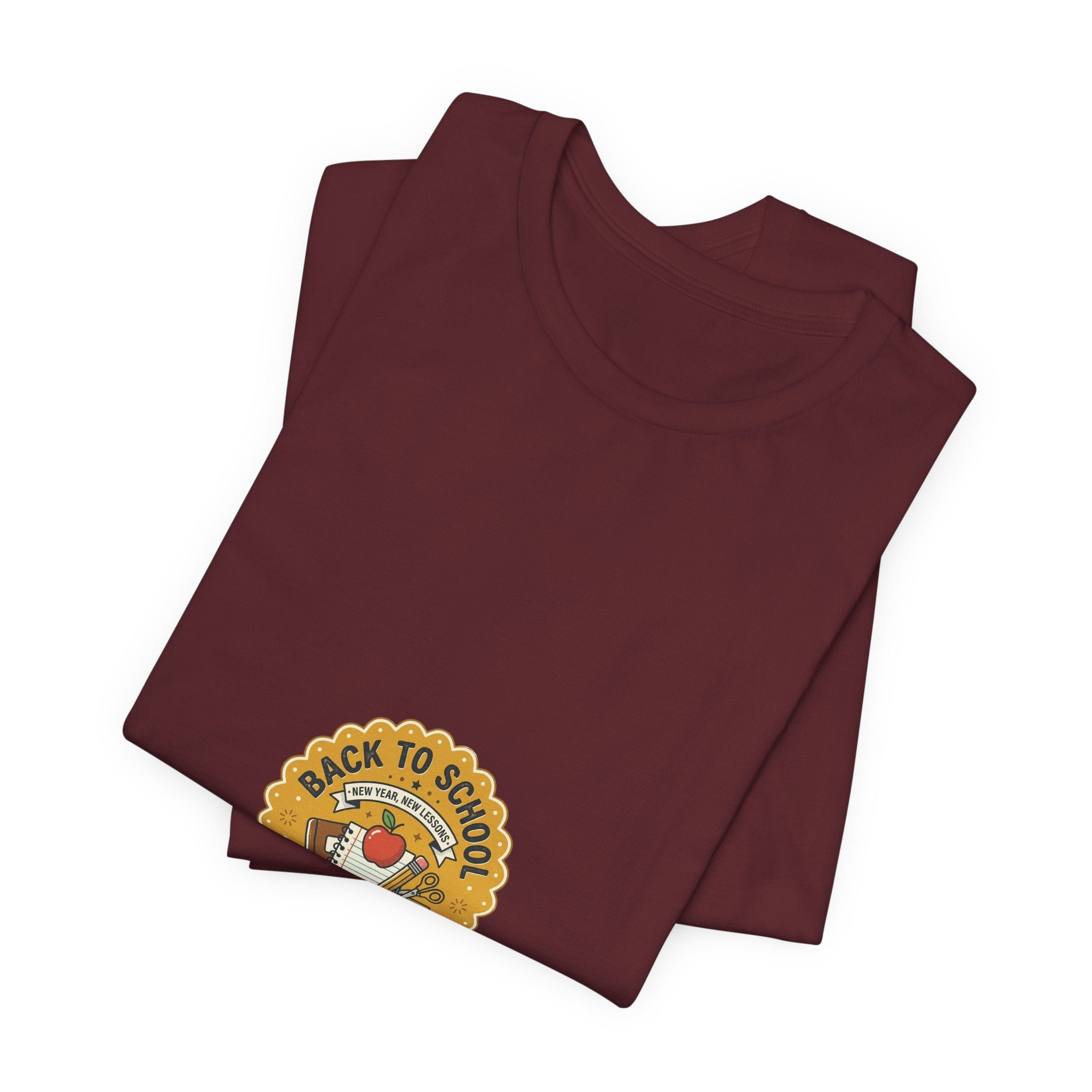 Back to School T-Shirt – Cute Retro Apple & Books Design