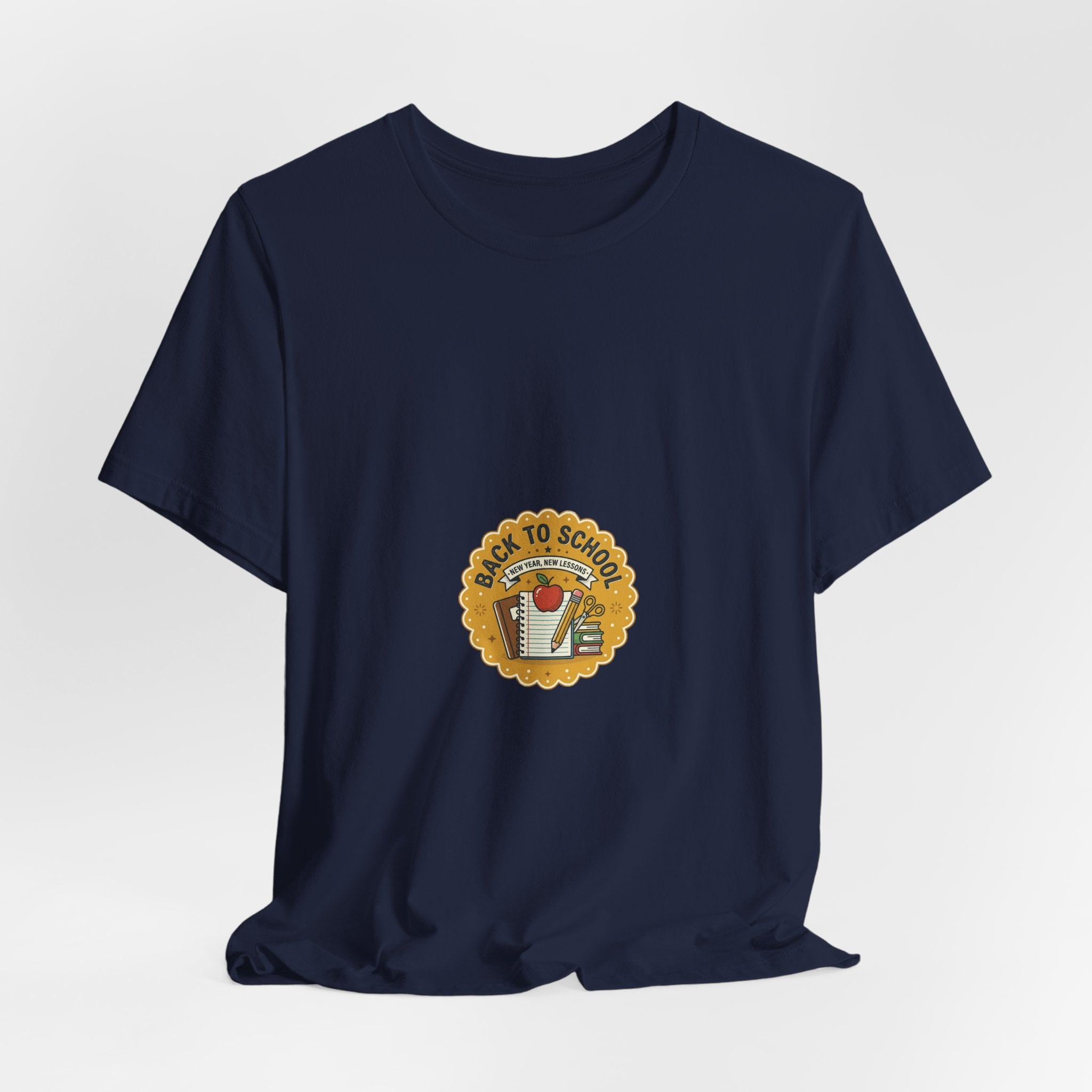 Back to School T-Shirt – Cute Retro Apple & Books Design – Debs
