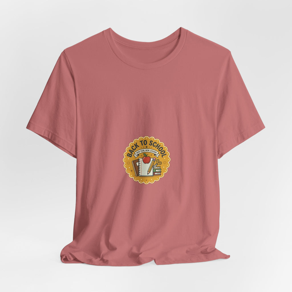 Back to School T-Shirt – Cute Retro Apple & Books Design