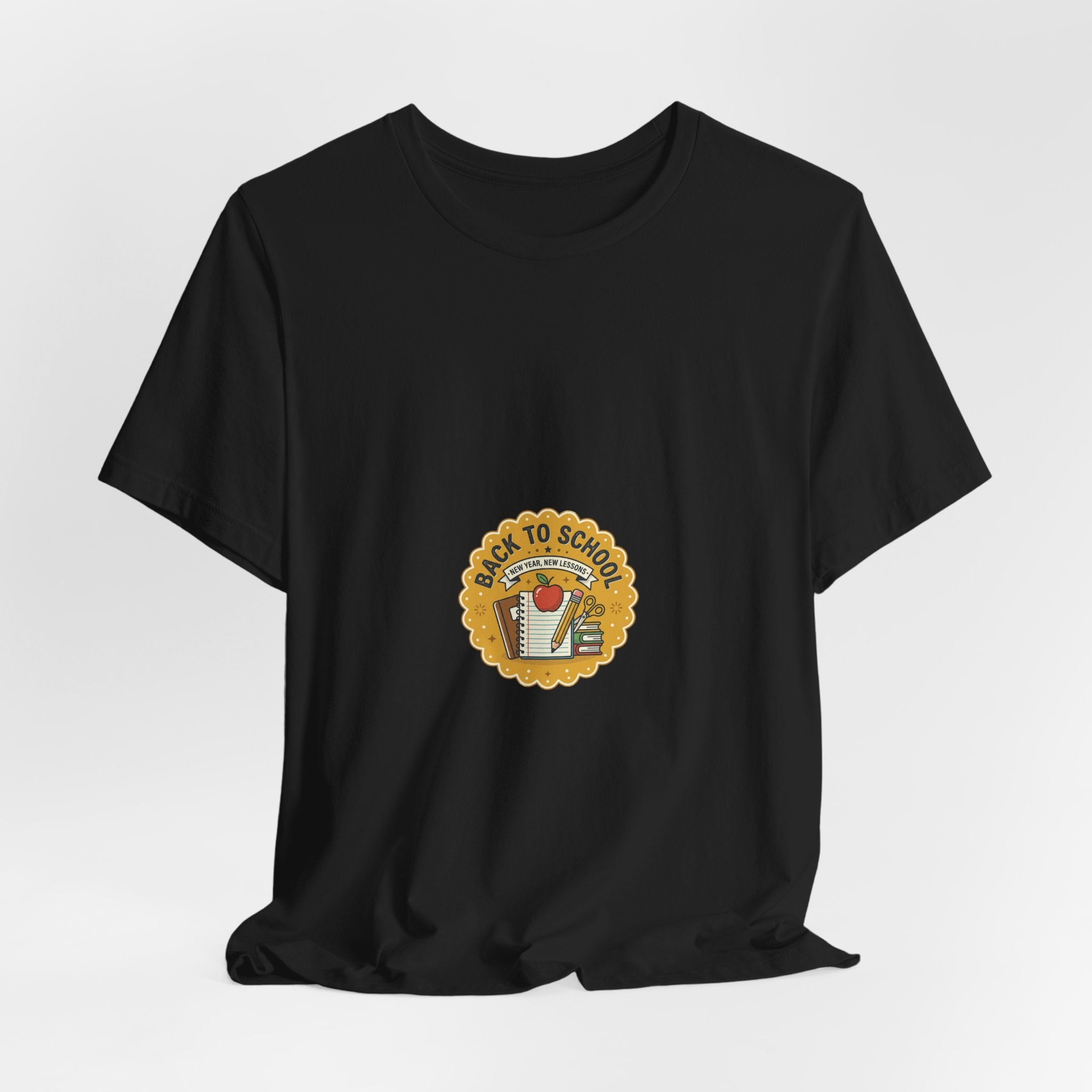 Back to School T-Shirt – Cute Retro Apple & Books Design