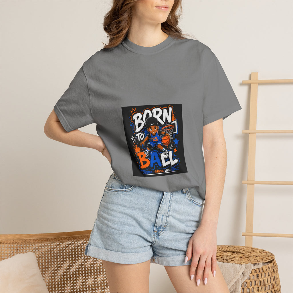 Born to Ball Basketball Graphic T-Shirt