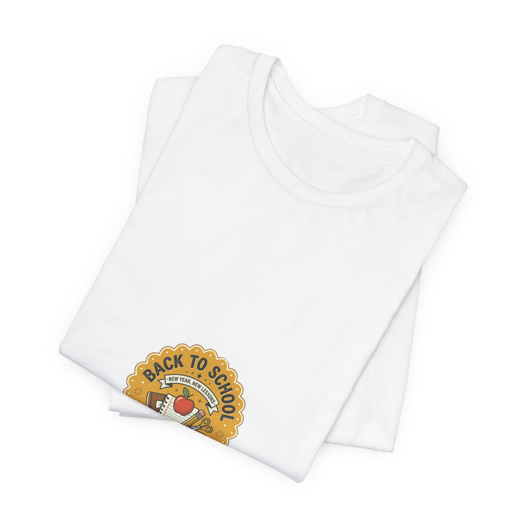 Back to School T-Shirt – Cute Retro Apple & Books Design