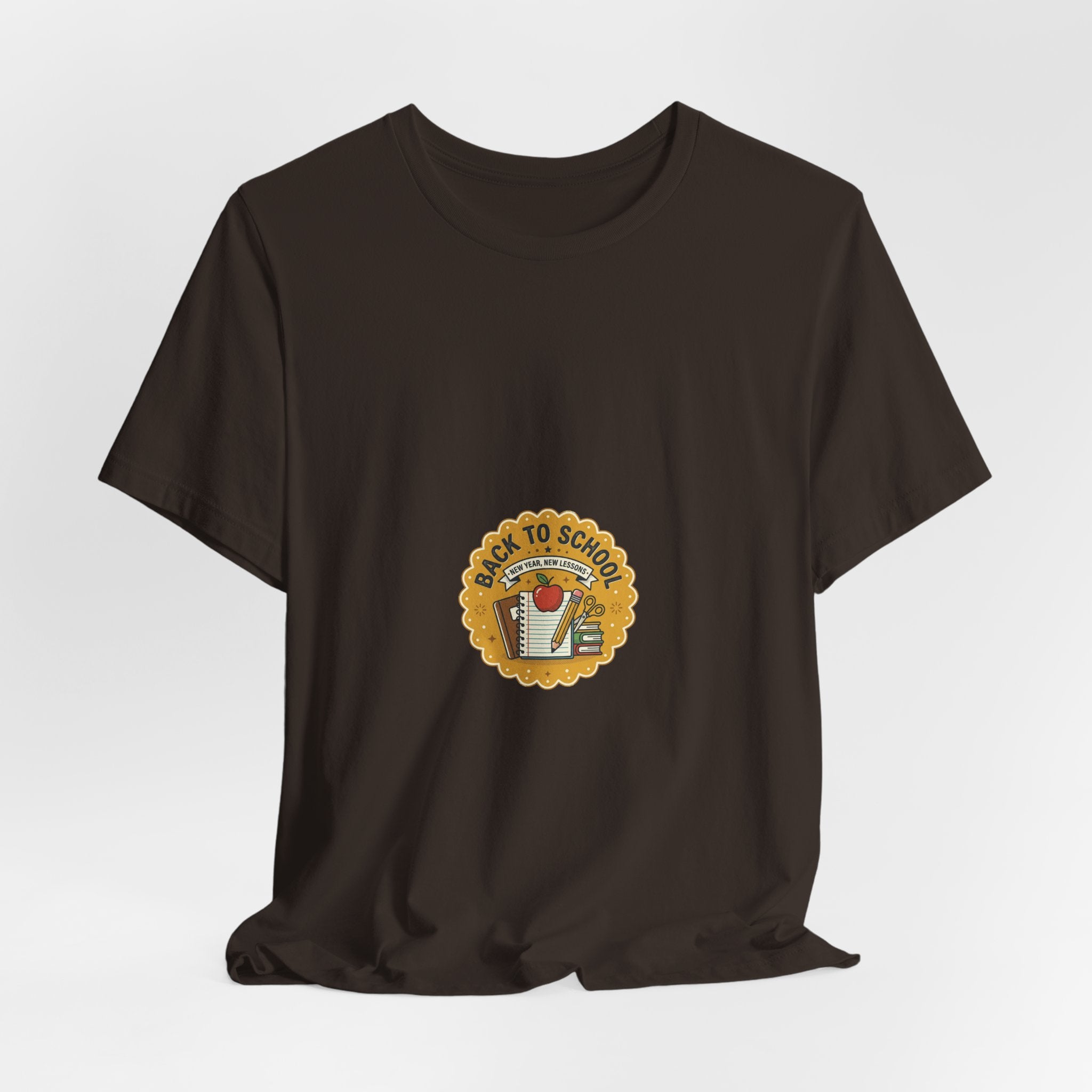 Back to School T-Shirt – Cute Retro Apple & Books Design